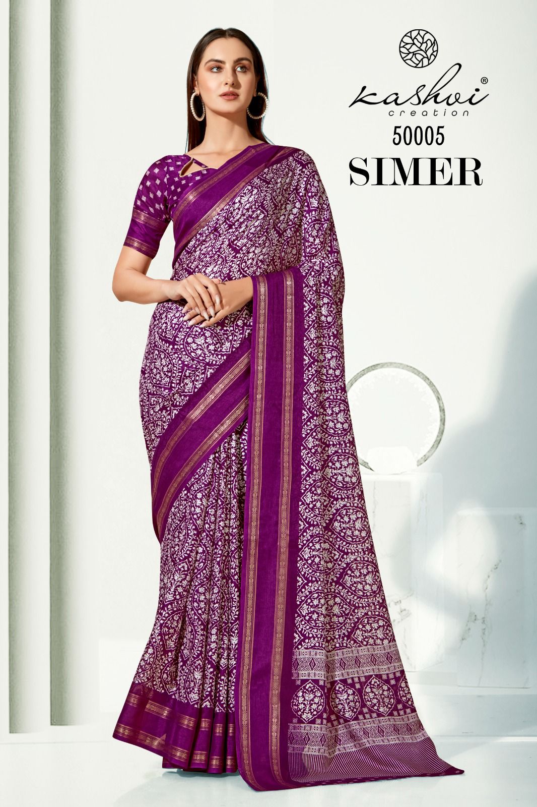 Kashvi Simer By LT Fabrics Daily Wear Sarees Catalog